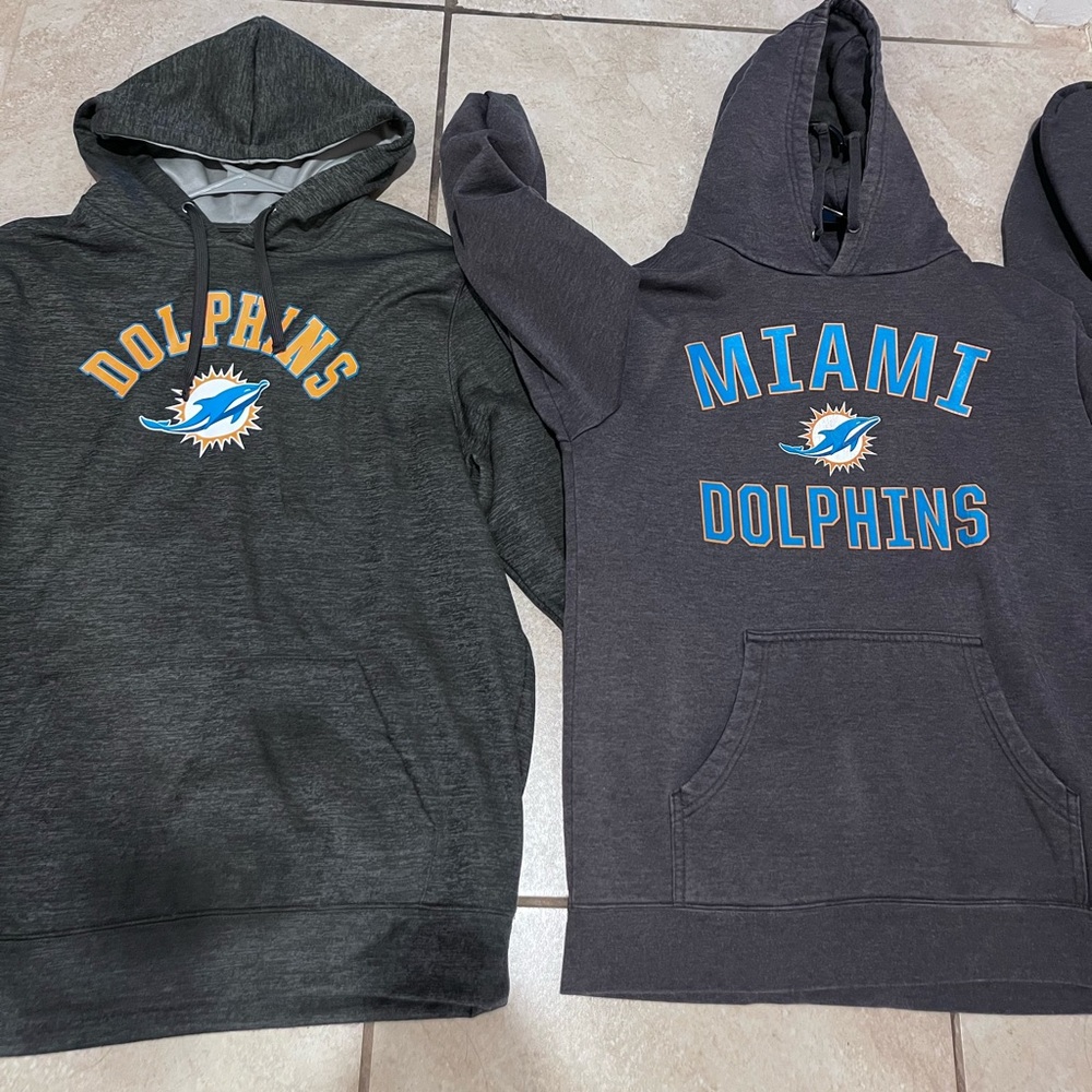 Miami Dolphin double sweater bundle